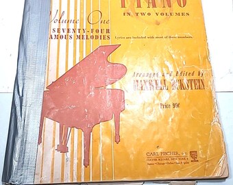 楽譜まとめ売り•*¨*•.¸¸♬︎ヴィンテージ品☆°。⋆ ヴィンテージのピアノ楽譜/書籍8冊セット - Etsy 日本
