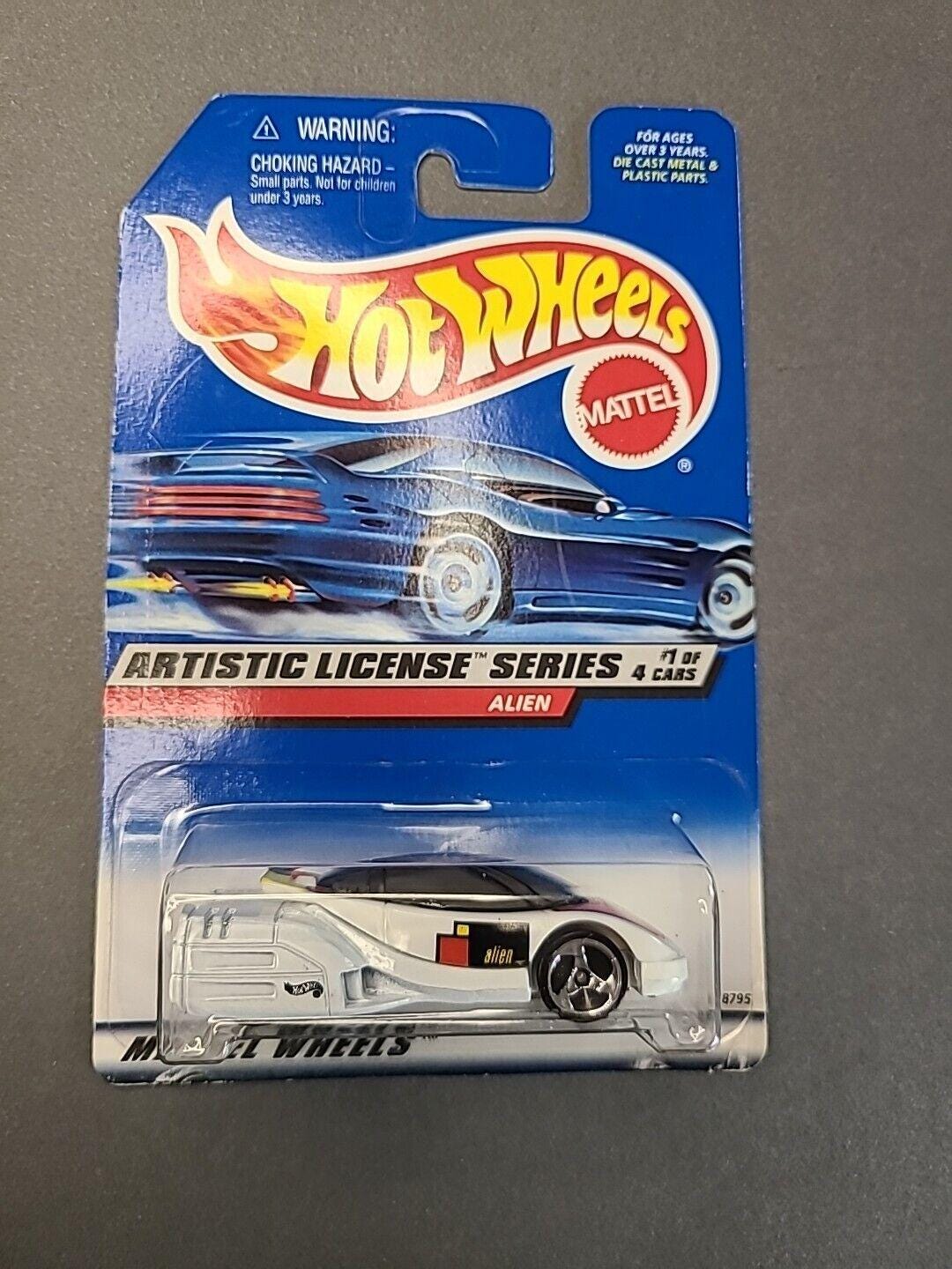 Vintage NEW NOS Hot Wheels #729 Alien Artistic License Series Diecast ...