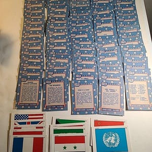 1991 Topps Desert Storm Trading Cards 2e serie compleet #89 - #176 W stickers
