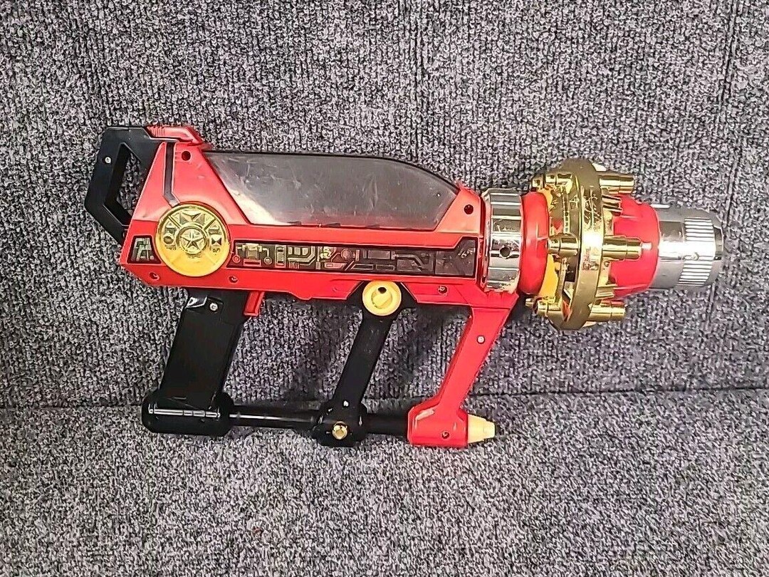 Vintage 1996 Power Rangers Zeo Cannon Blaster Gun Bandai Crystals not ...