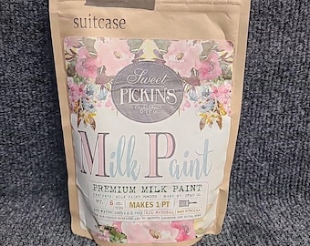 NEW Sweet Pickins Milk Paint  6 Oz (Makes 1 Pint) Suitcase Brown