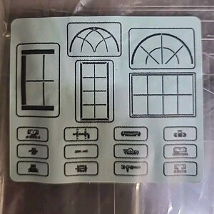 NEW JRV 15mil Reusable &quot;Window Maker&quot; Stencils 17 Pc Jami Ray Vintage farmhouse