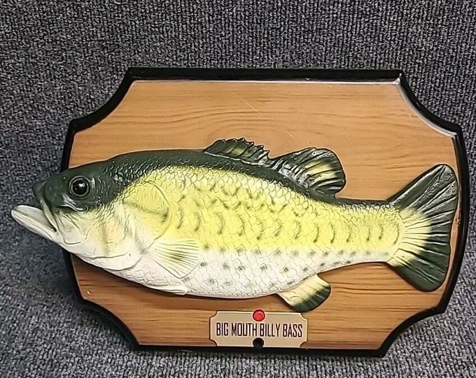 Big Mouth Billy Bass Singing Animated Fish Vtg 1999 Gemmy Parts/repair