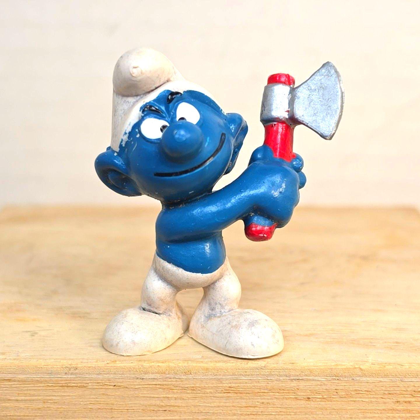 Classic Smurf Figures - Etsy