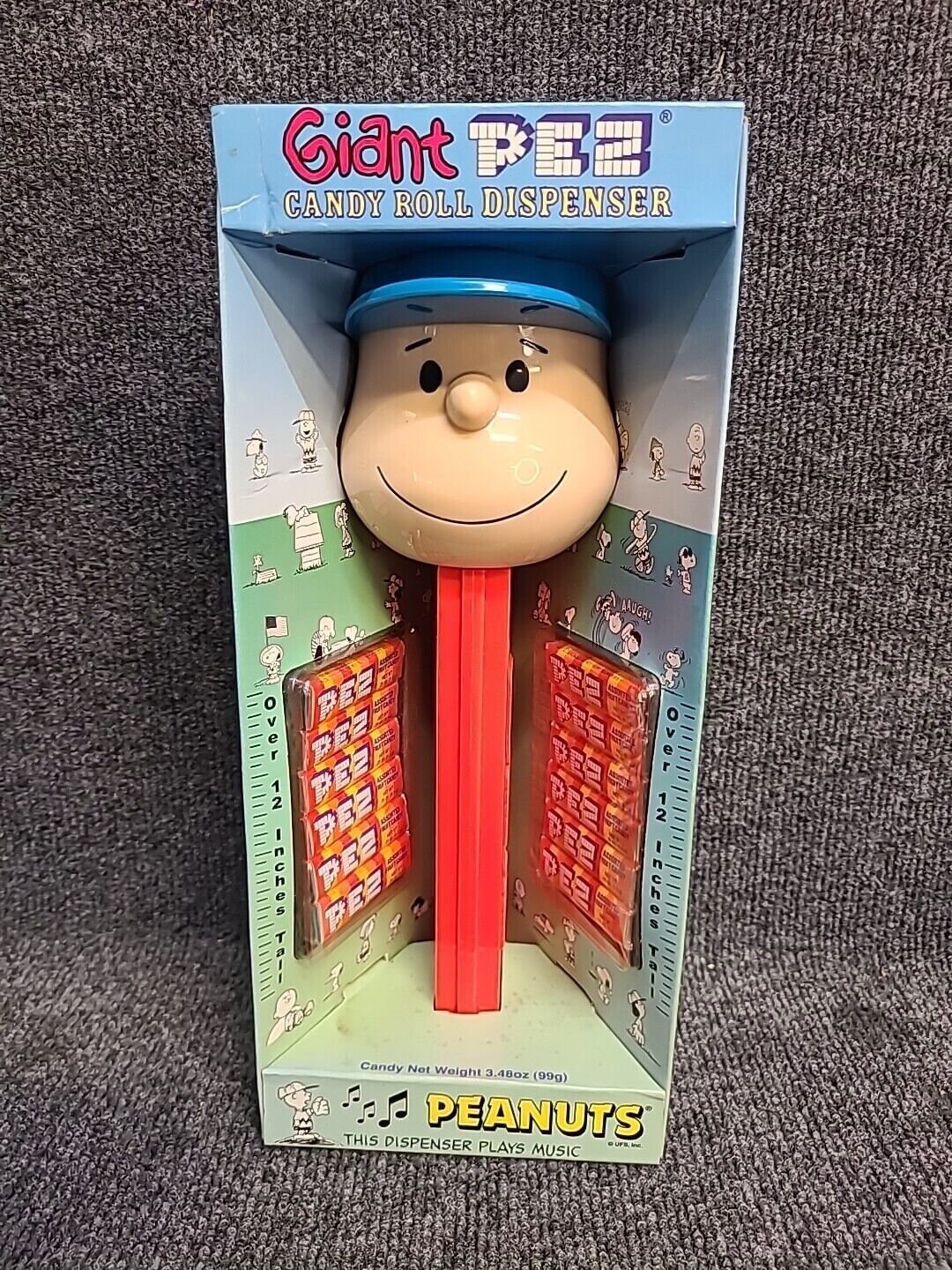 ジャイアントペッツ　チャーリーブラウン PEANUTS Charlie Brown Giant PEZ Dispenser Mets LIMITED