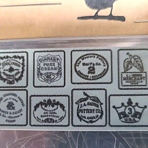 NEW JRV  15mil Reusable Mini Crocks Set Of 8 Stencils