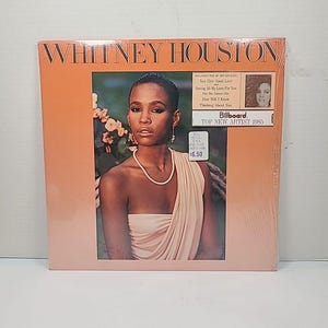 Whitney Houston Self Titled (vinyl, 1985) Shrink Hype Sticker