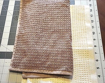 NWOT 2er Set Braun & Creme Neutrale Farben Küchenhandtücher Saugstark dick
