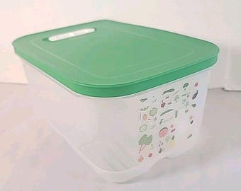 EUC 大型タッパーウェア 4.4L 冷蔵庫スマート 保存容器 蓋付き #7288A-2
