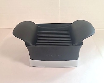 Affettatrice rapida per verdura, frutta e formaggio in plastica nera Pampered Chef #1181-GUC