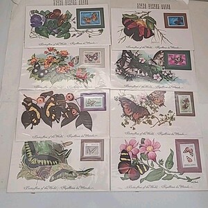 Butterflies Of The World Stamps Collection Lot Of 28