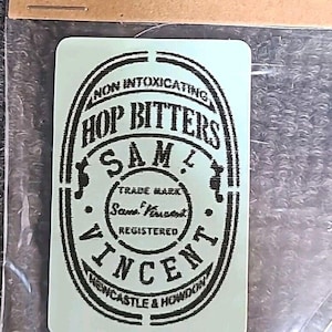 NEW JRV 15mil Reusable Hop Butters Label Stencil 11.25x17 Jami Ray Vintage