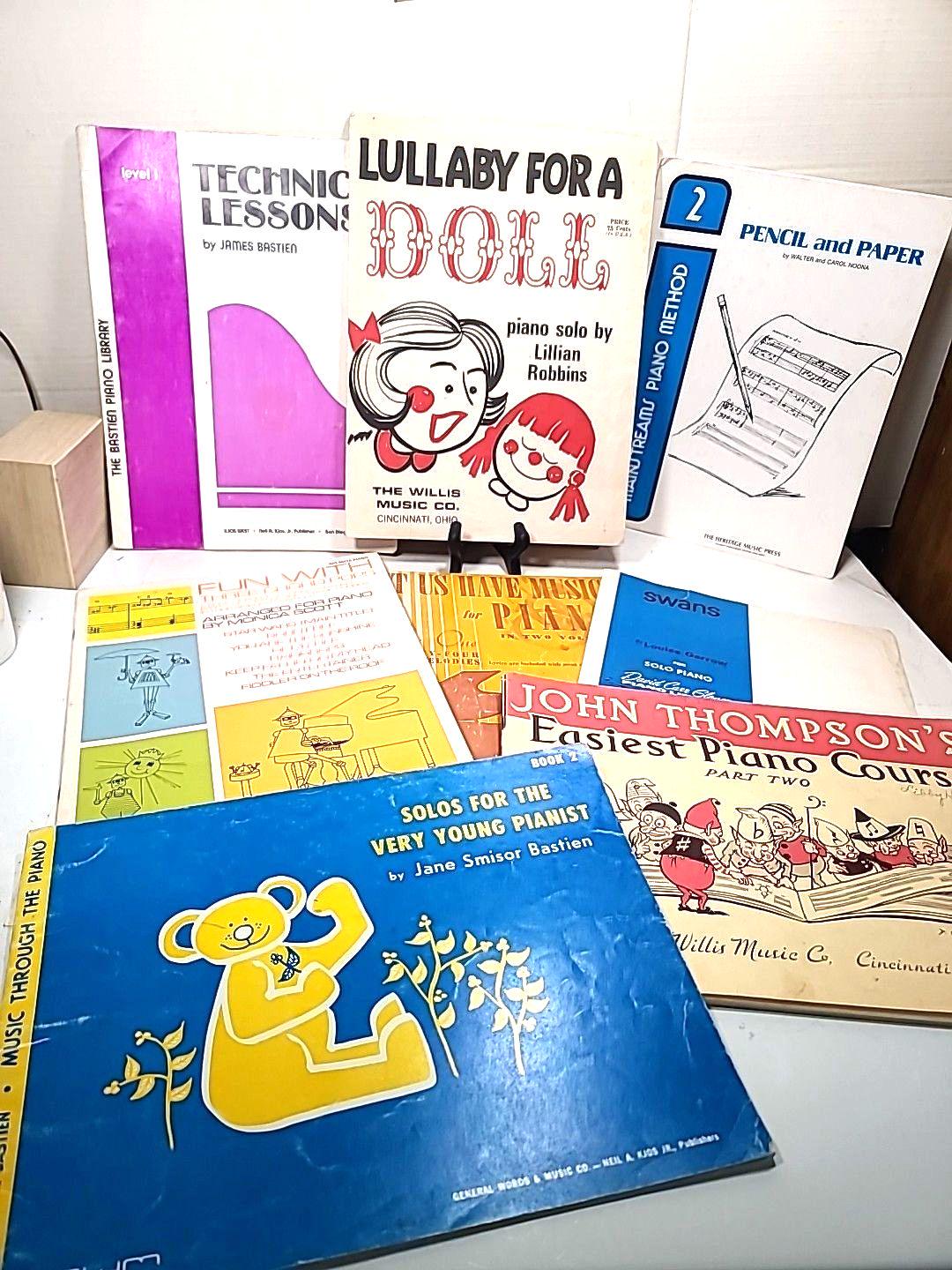 楽譜まとめ売り•*¨*•.¸¸♬︎ヴィンテージ品☆°。⋆ ヴィンテージのピアノ楽譜/書籍8冊セット - Etsy 日本