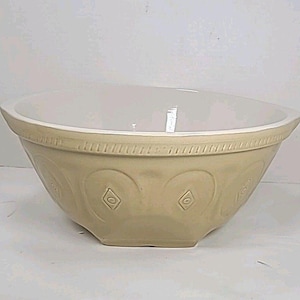 Vintage Large Ma&#39;s Batter Mixing Bowl Stoneware 12&quot;