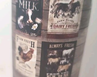 NOWA naklejka Always Fresh Redesign Transfer Chicken Rub On WYCOFANY Farmhouse