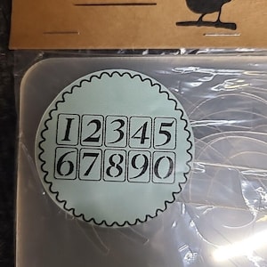 NEW 15mil Reusable JRV Set Of 10 Number Stencils 4.5&quot; X 3.25&quot;