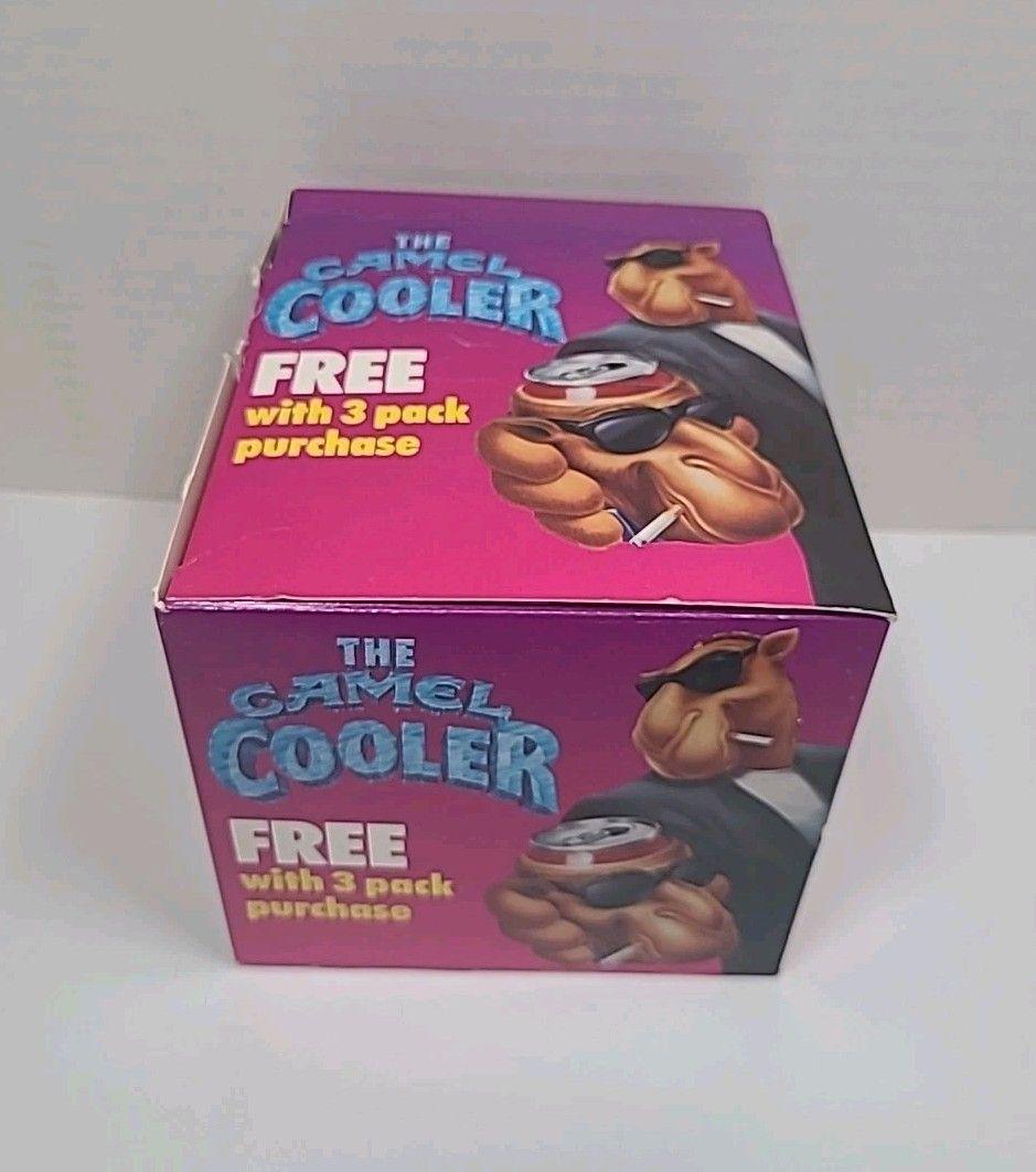 NIB Vtg Joe Camel Cigarettes Beer Can Koozie the Camel Cooler