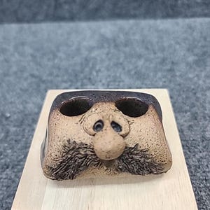 Funny Face Studio Pottery Handmade Bathroom Toothbrush Holder Cornell Clays