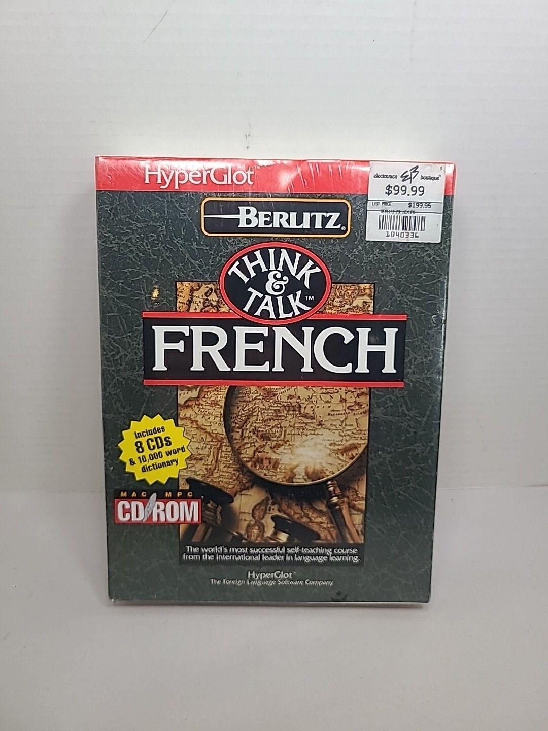 Vintage Berlitz Think and Talk French Learning Self Language