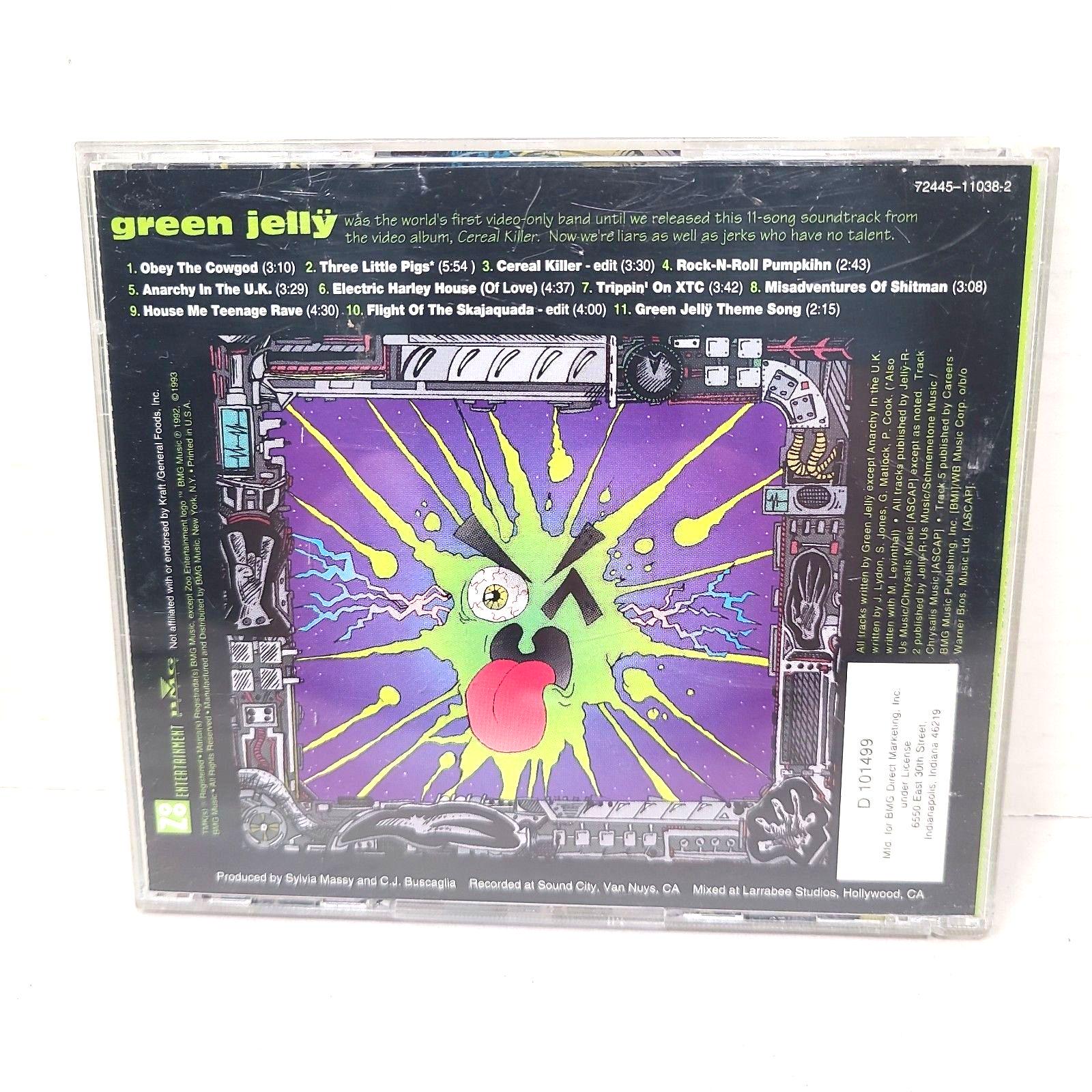 Green Jelly CD Cereal Killer Soundtrack 1993 Zoo Entertainment BMG
