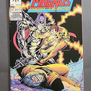 Vintage #28 VALIANT COMICS 1993 Mekman Returns! Comic Book