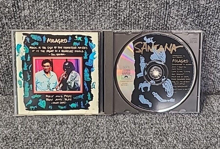 Vintage Santana - Milagro (1992, Polydor Records) CD - Etsy