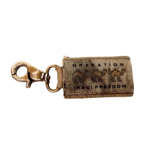 Operation Iraqi Freedom Mission Keychain Camel Kuwait Oman Saudi Arabia Qatar