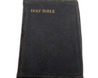 Antique References Holy Bible Oxford University Press 1899 Gilded Edges & Maps