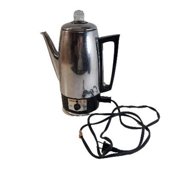 Sunbeam Electric Coffee Percolator Vintage Mid Century AP24 Etsy