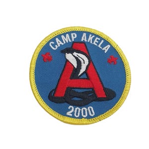 Boy Scouts BSA Vintage Cubs Camp Akela 2000 Embroidered Patch