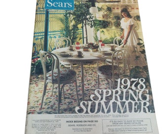 Catalogue vintage Sears Roebuck 1978 printemps-été 1 427 pages