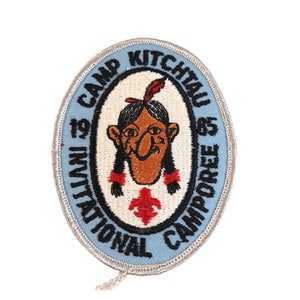 Vintage Boy Scouts Patch 1985 BSA Camp Kitchtau Invitational Camporee