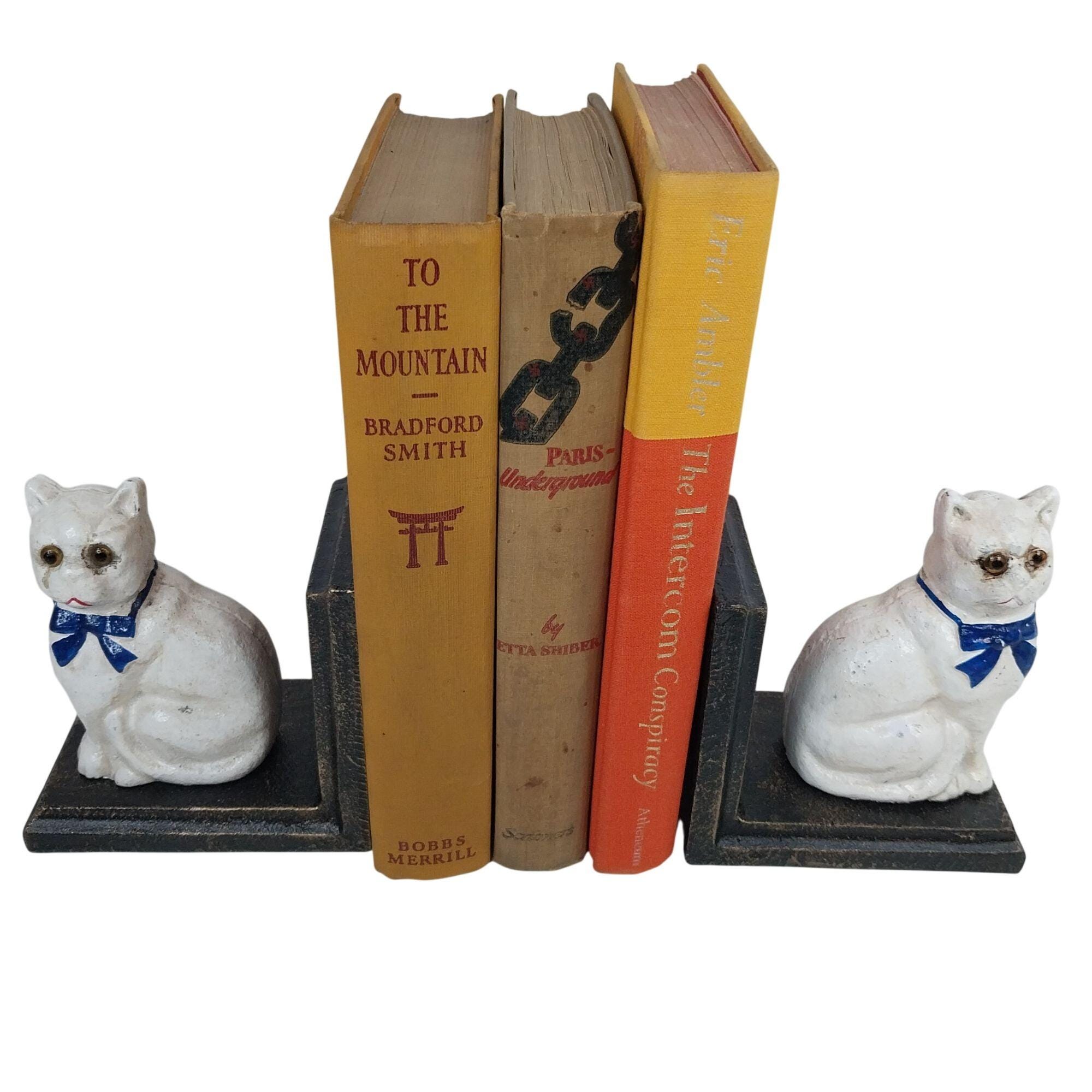 Cat Bookends Vintage - Etsy