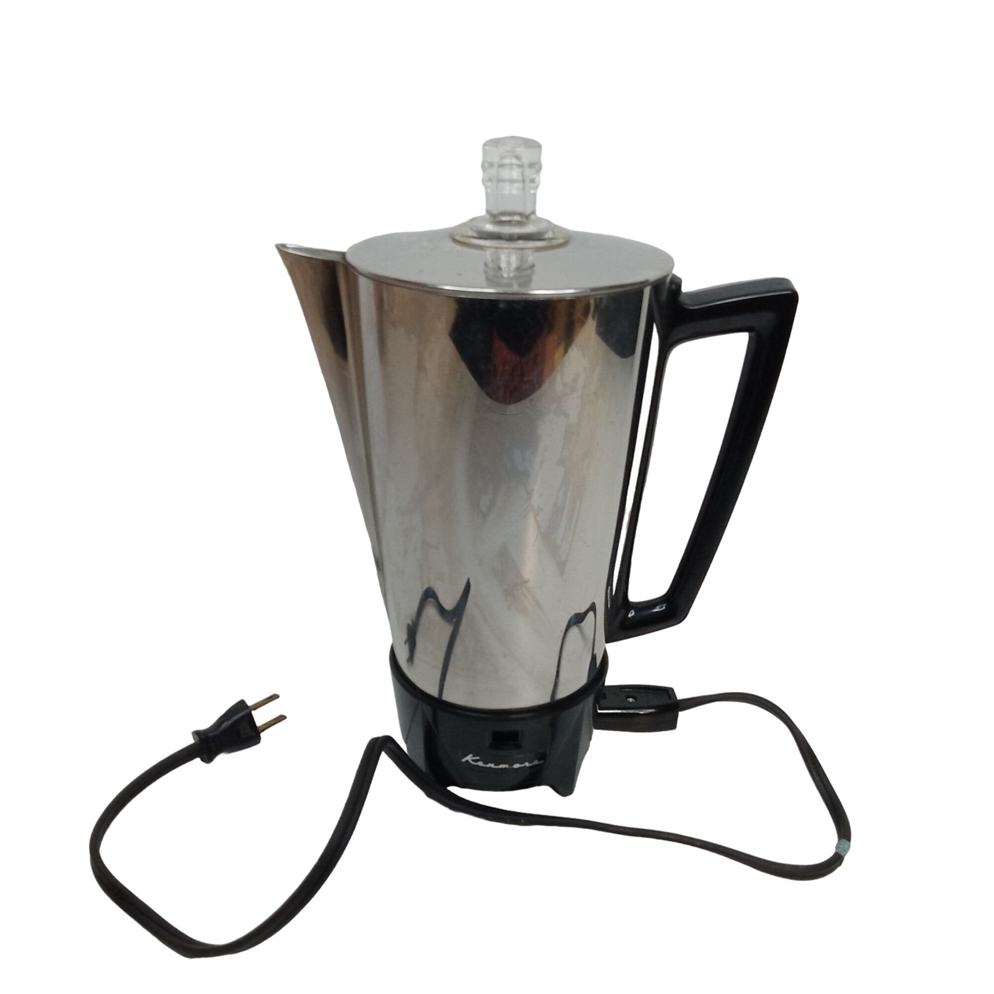 Kenmore Percolator Coffee Pot With Glass Sight Fully Etsy