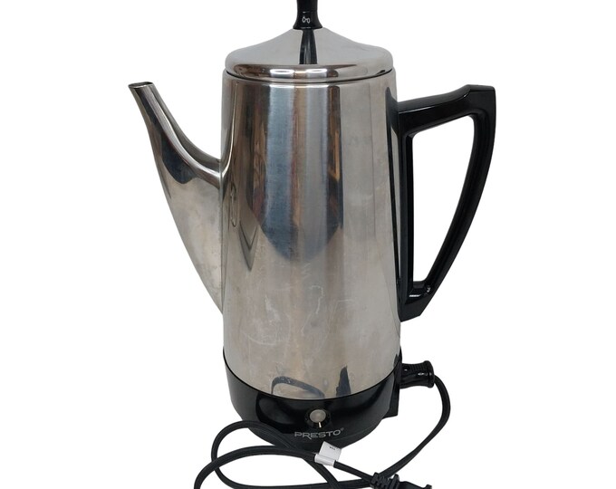 Presto 12 Cup Coffee Maker Percolator Stainless Steel 0281105 Etsy