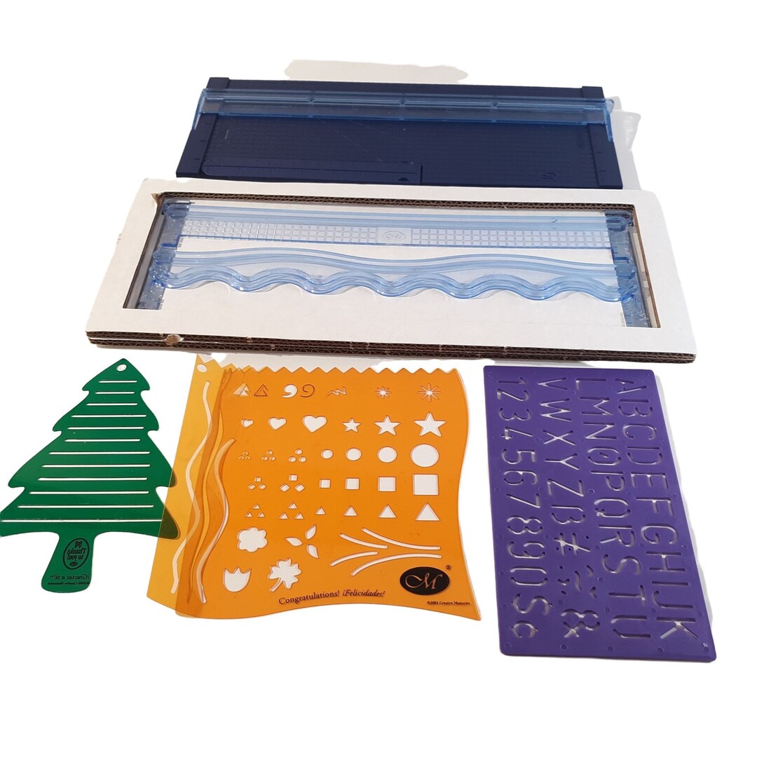 Creative Memories Custom Cutting System Borders Stencils and Templates