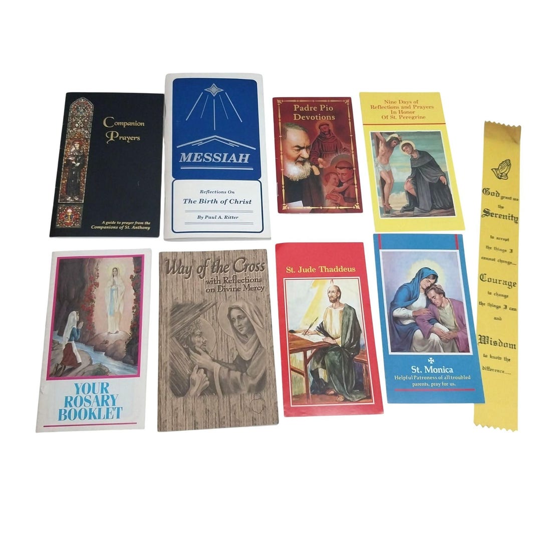 Vintage Catholic Prayer Booklets & Pamphlets Lot of 8 #1 - Etsy