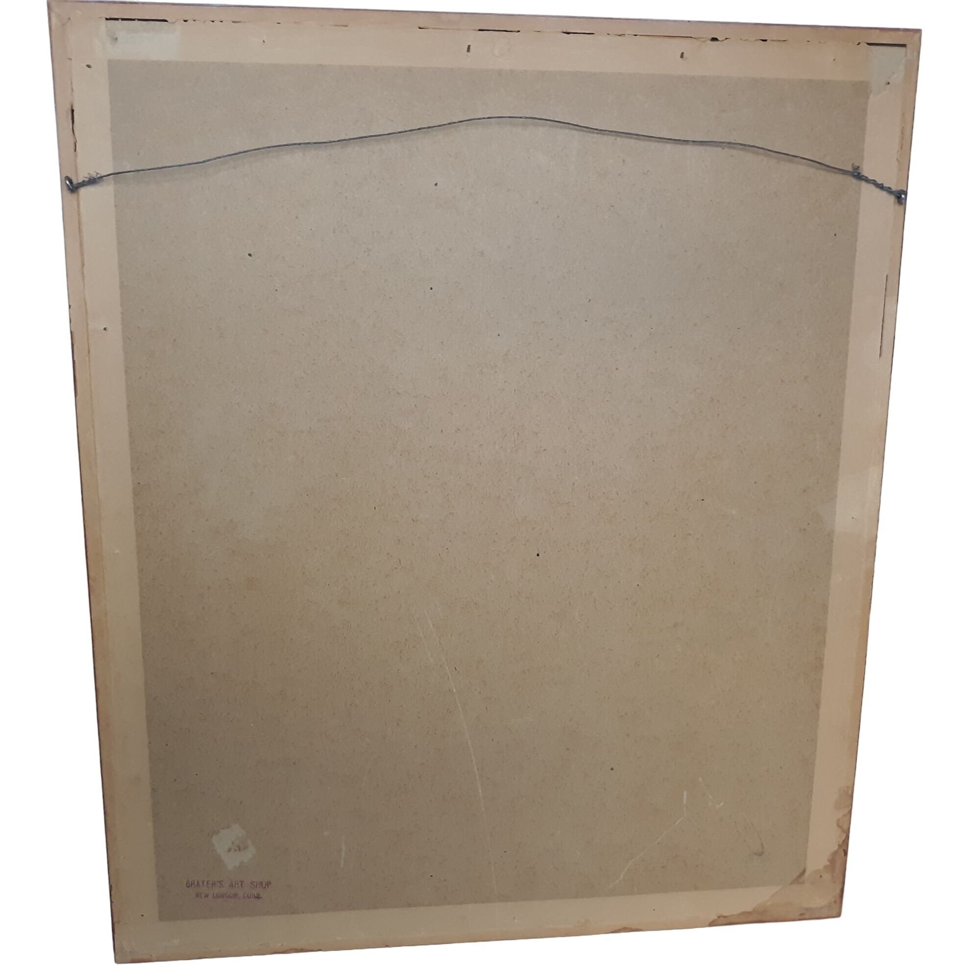 Vintage Framed Nursery Cross Stitch Children's Prayer Embroidery 21 X