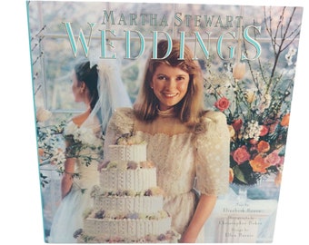 Martha Stewart Hochzeitsplaner Kochbuch Designbuch 1987 HC DJ