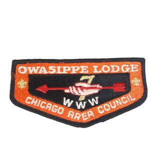 Boy Scouts Patch 7 OA Order of the Arrow Owasippe Lodge Chicago Council