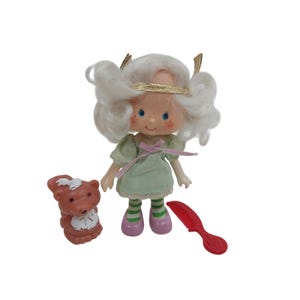 Strawberry Shortcake Friend Angel Cake Doll Souffle Red Comb Attached Halo