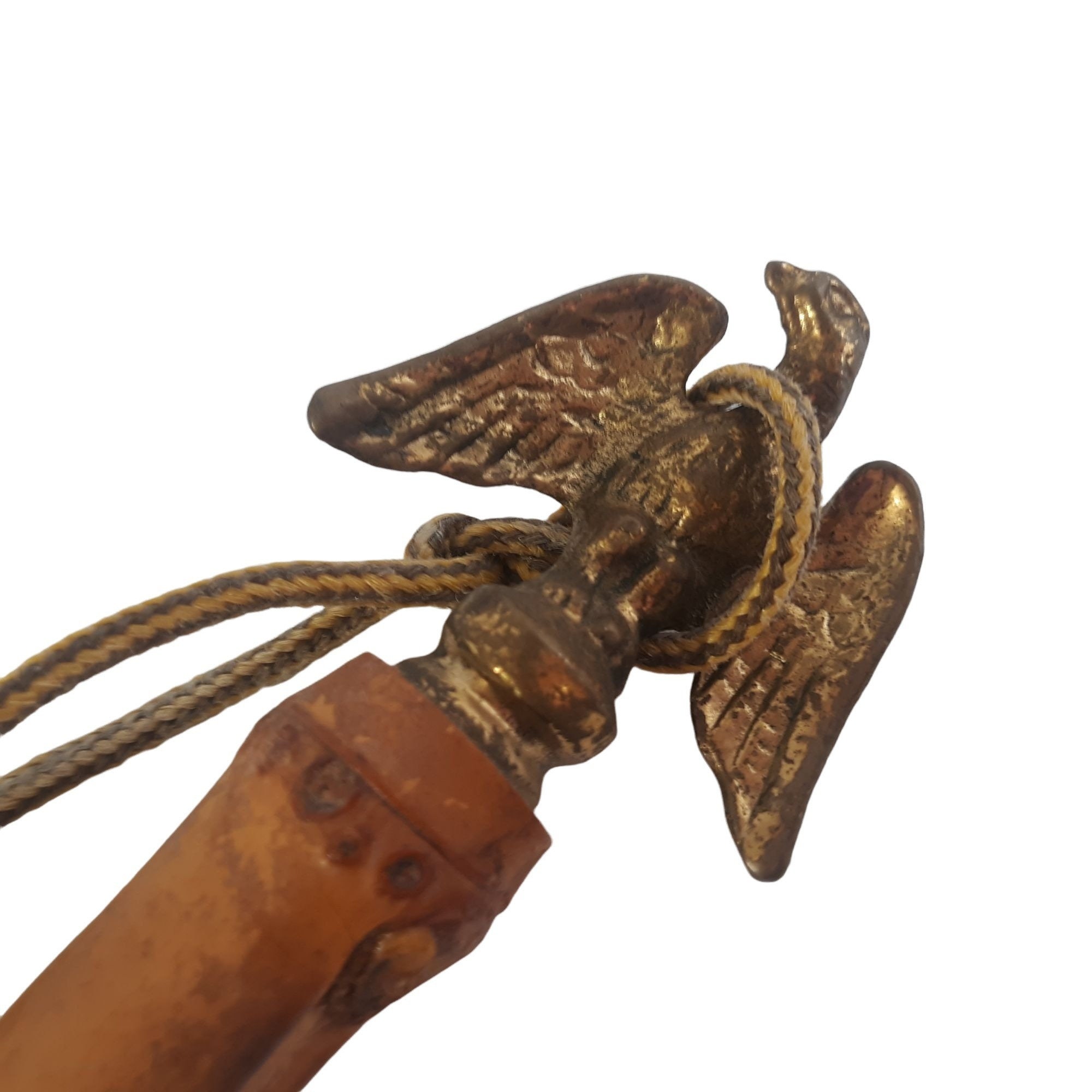 Schoenen Inlegzolen & Accessoires Schoenlepels Vintage Eagle Head Metal Shoe Horn Wooden Handle 30" 