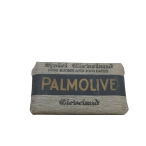 Palmolive Vintage Hotel Soap Hotel Clevland Ohio Hotels