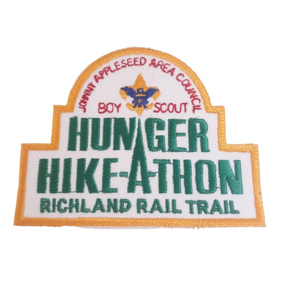 Vintage Boy Scouts Patch Hunger Hike A Thon Johnn… - image 1