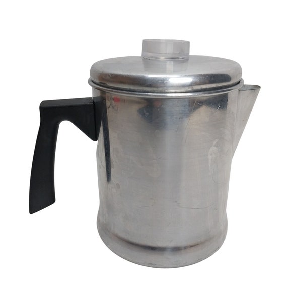 IMUSA IMUSA Stainless Steel Coffeemaker 4 Cup, Silver - IMUSA