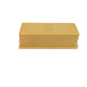 Tupperware Butter Dish Harvest Gold Butter Stick Holder