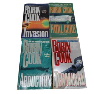 Robin Cook Book Lot of 4 Paperback Books Medical Thrillers