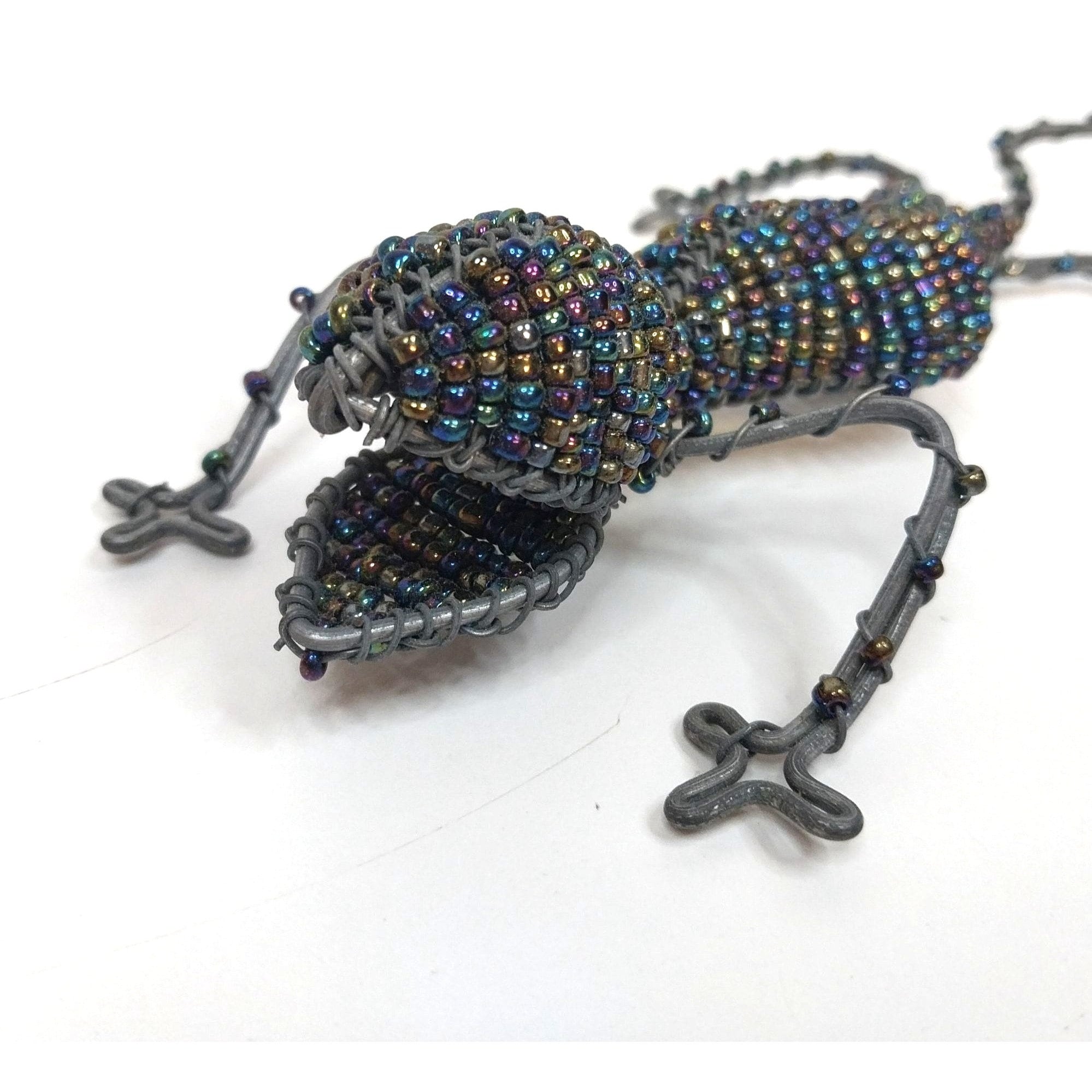 Toppa ricamata con strass a forma di lucertola, toppa con perline a forma di animale per cappotti, magliette, toppe decorative per costumi - Italia