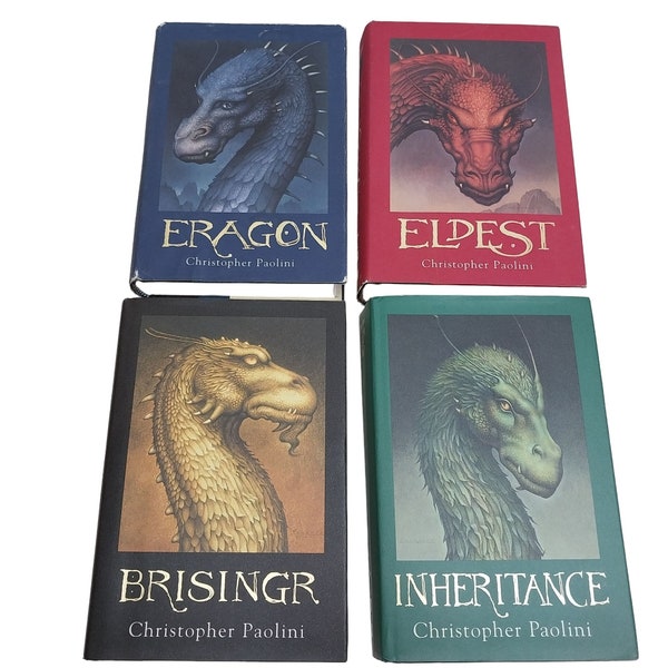 Eragon Inheritance Cycle Complete Set Hard Covers Dust Jackets Paolini