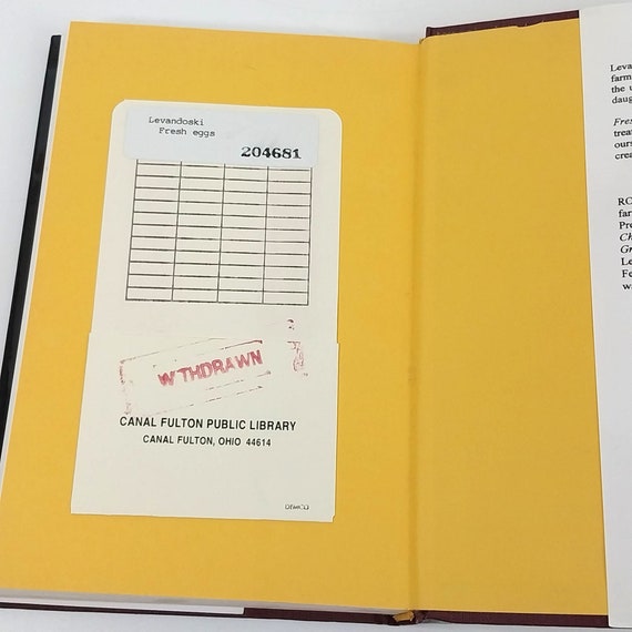 ロブ・レヴァンドスキー著『フレッシュエッグス』サイン入り！2002年